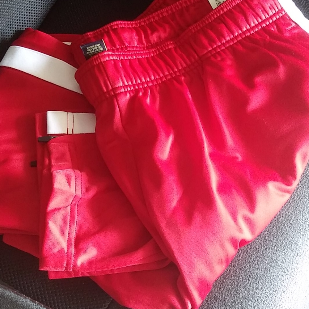 Men - Red/white Strip Joggers